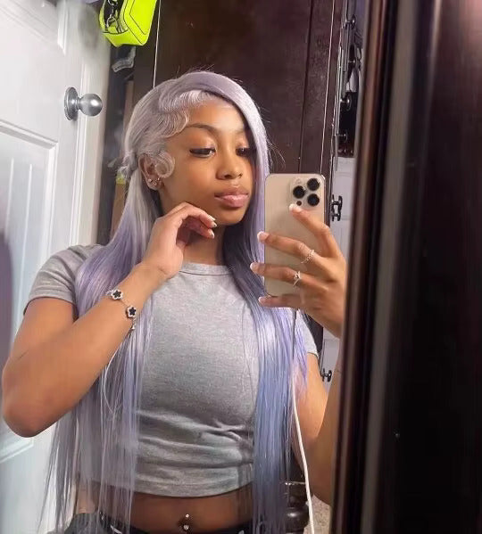 Locks & Lux 40” 613 Blonde HD Lace Frontal Wig – 13x6/13x4 Straight Brazilian Human Hair, 180%+ Density